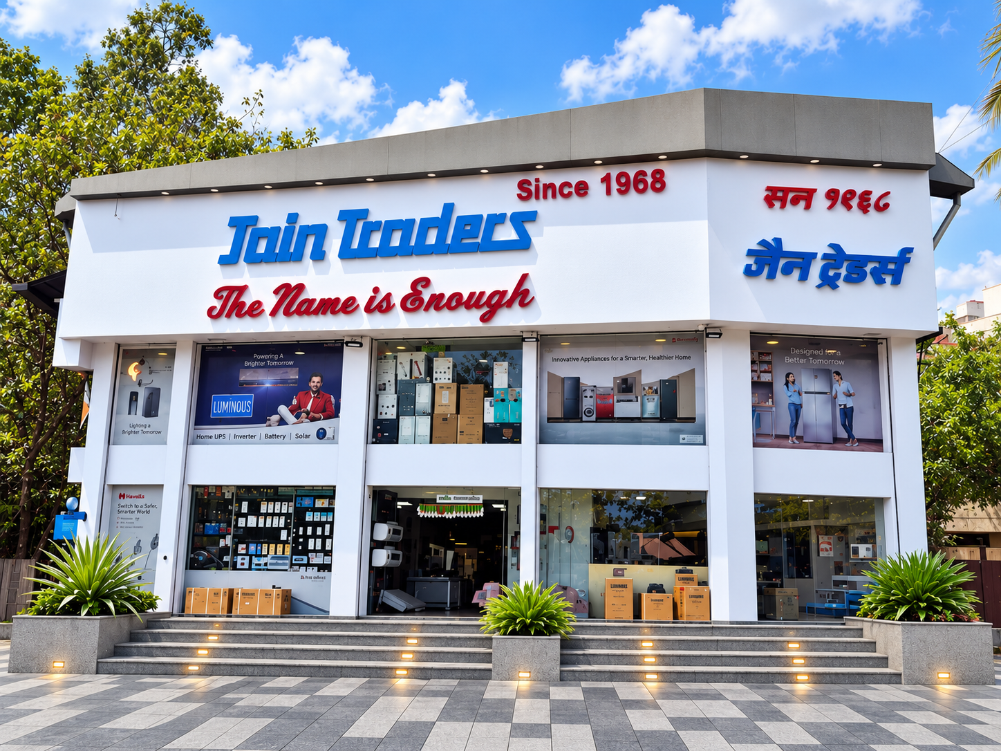 Jain Traders electronics showroom in Thane
